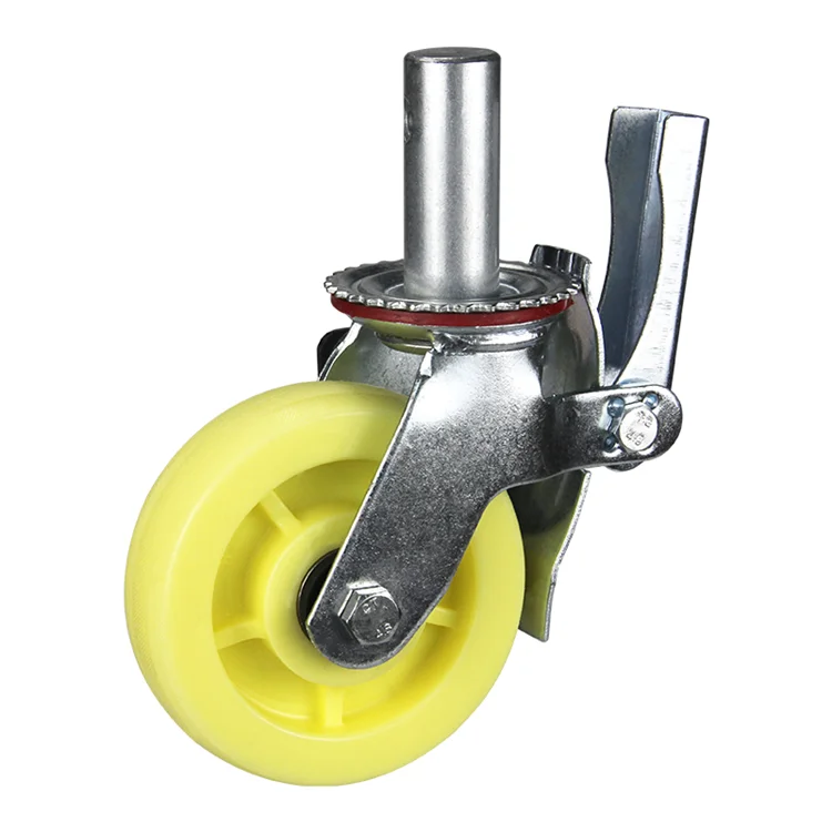 
Most Trustworthy Manufacturer Nylon Yellow Trolley Cart Caster Wheels For Luggages 