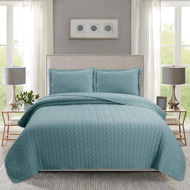 Bed Spread Wholesale Luxury Bedspread Set Ultrasonic Quilt Bedding