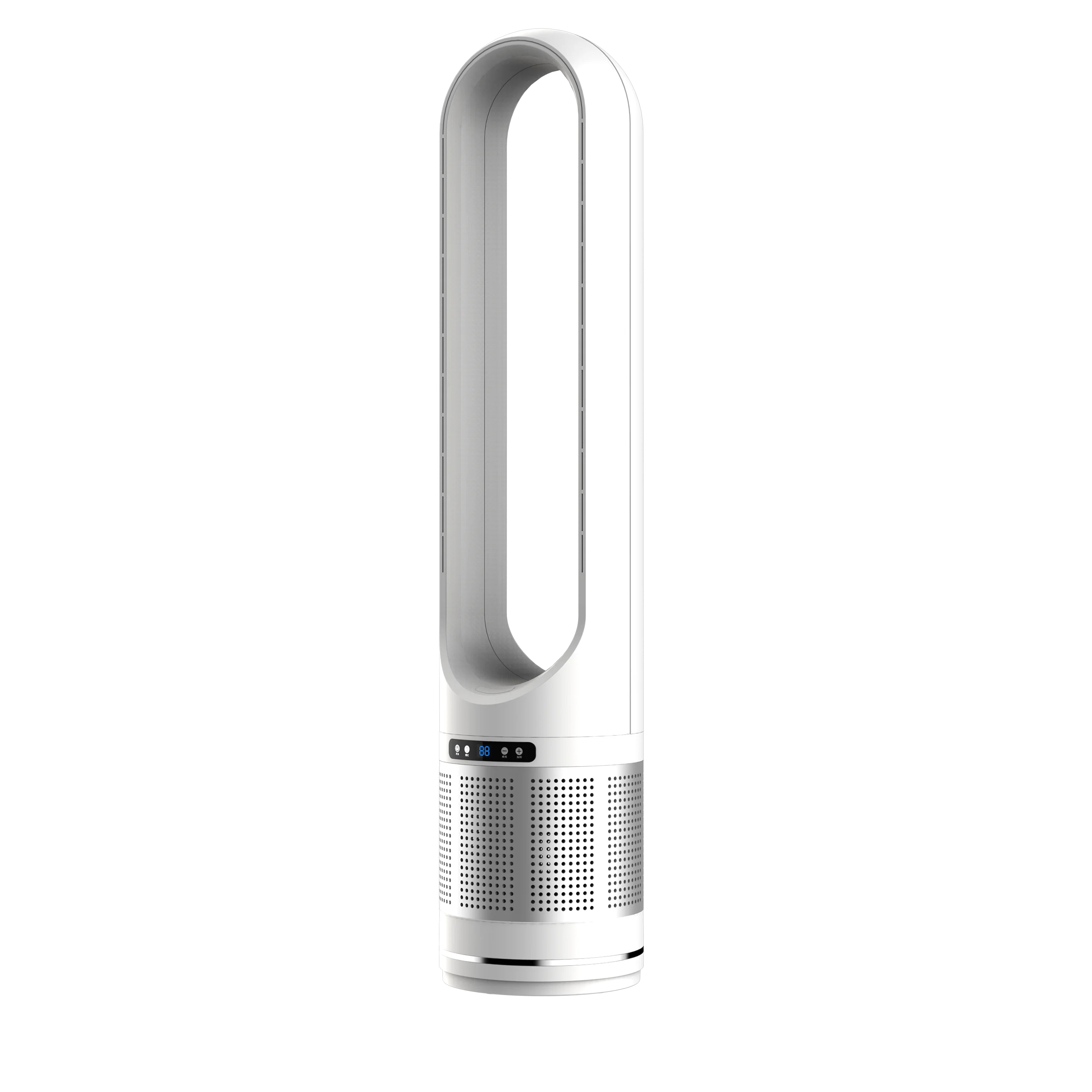 Hepa Filter Air Purifier Bladeless Fan Multifunctional Smart Home Electric Digital Plastic Floor Household CB Ce Rohs EMC 240