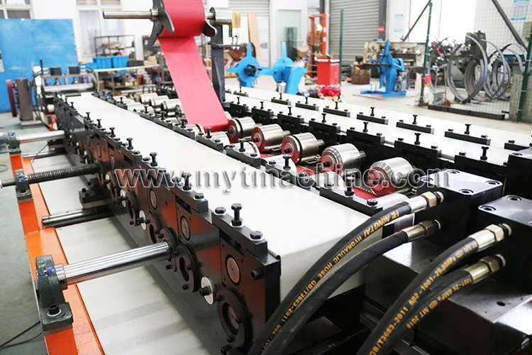 MYT brand HVAC air duct flexible canvas connector making forming fabrication machine for Flame retardant high temperature fabric