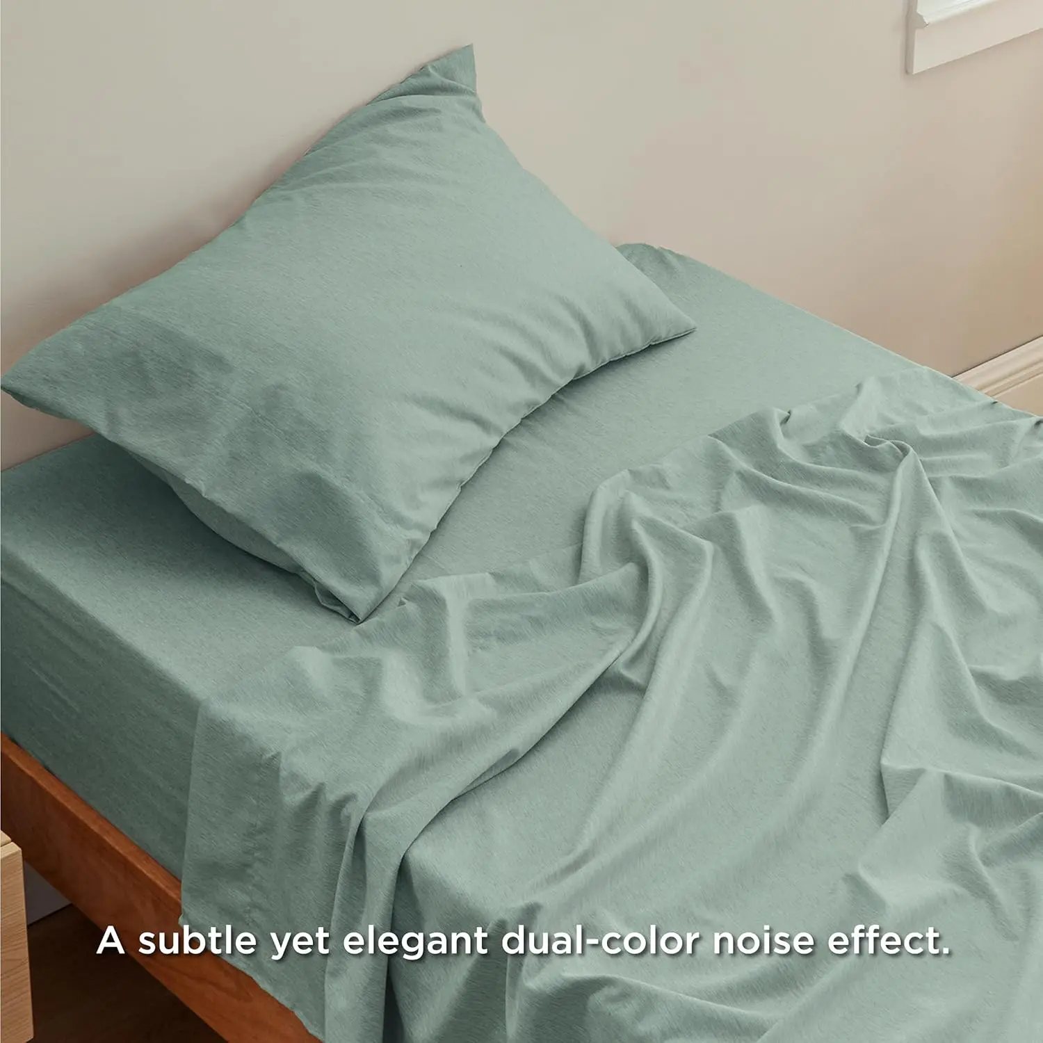 Luxury Cationic Dyed Bed Sheets Bedding Sheet Set and Pillowcases Breathable Sheet Set with Deep Pocket