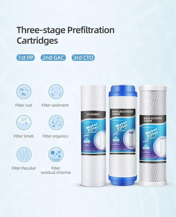 50gpd 5stage Hot Sale Wholesale Advanced Great Quality Multi-Function Reverse Osmosis System