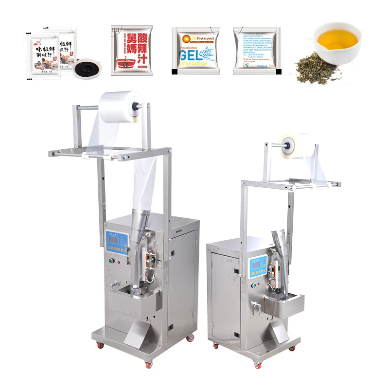 alcohol beverage wine syrup orange juice water filling sachet and sealing liquid packaging machine automatic