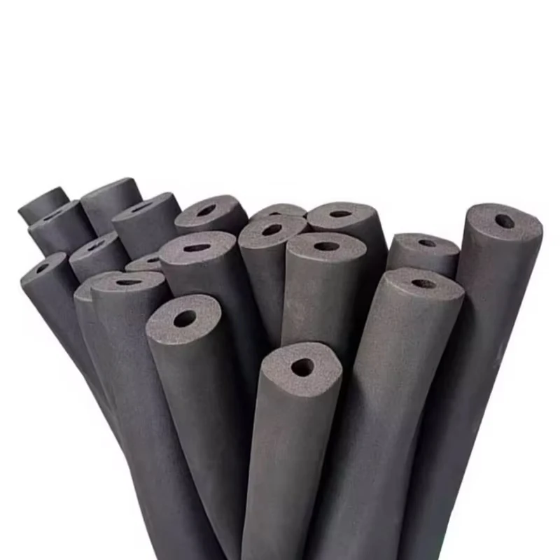 Temperature isolation material pvc insulation rubber foam large aluminum tube insulation material rubber foam tube