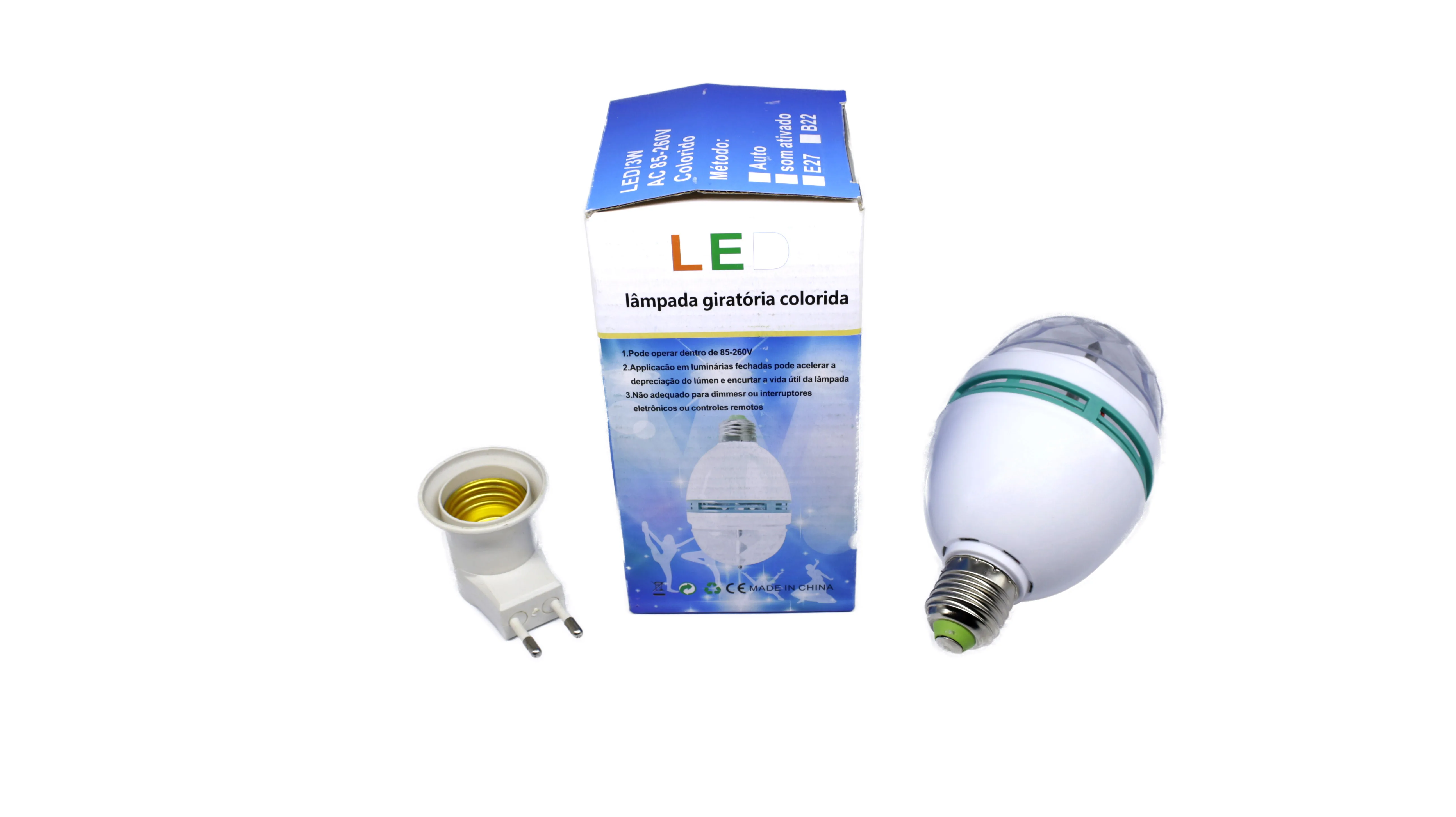 3W high quality RGB rotating color crystal magic ball DJ mini disco stage light for party bar