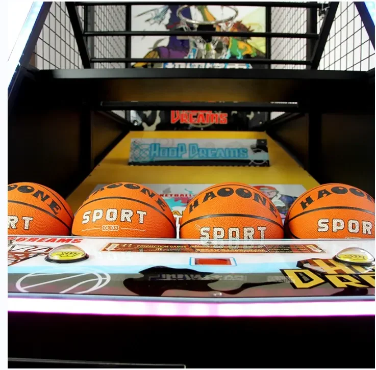 Coin Operated Basketball Machine Arcade Games Machines Shooting Street Basketball Game Machine
