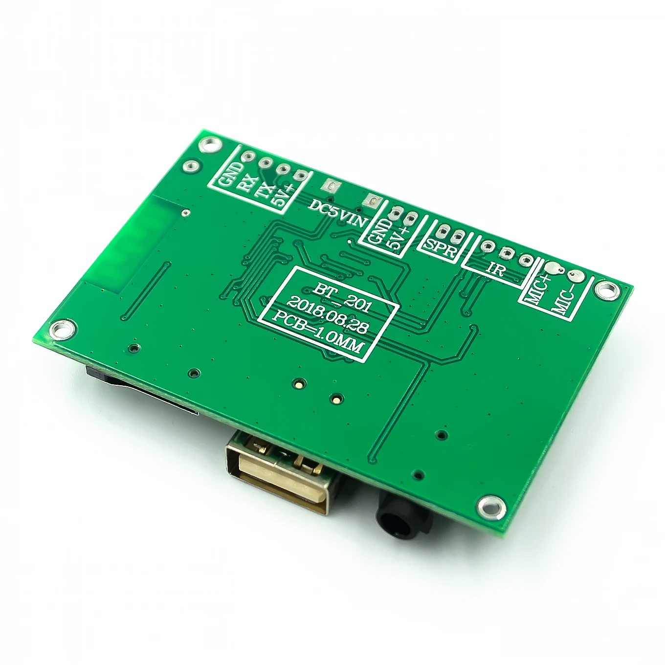 Bt201 Dual Mode 5.0 Lossless Audio Power Amplifier Board Module Tf Card U Disk Ble Spp Serial Port Transparent Trans 1