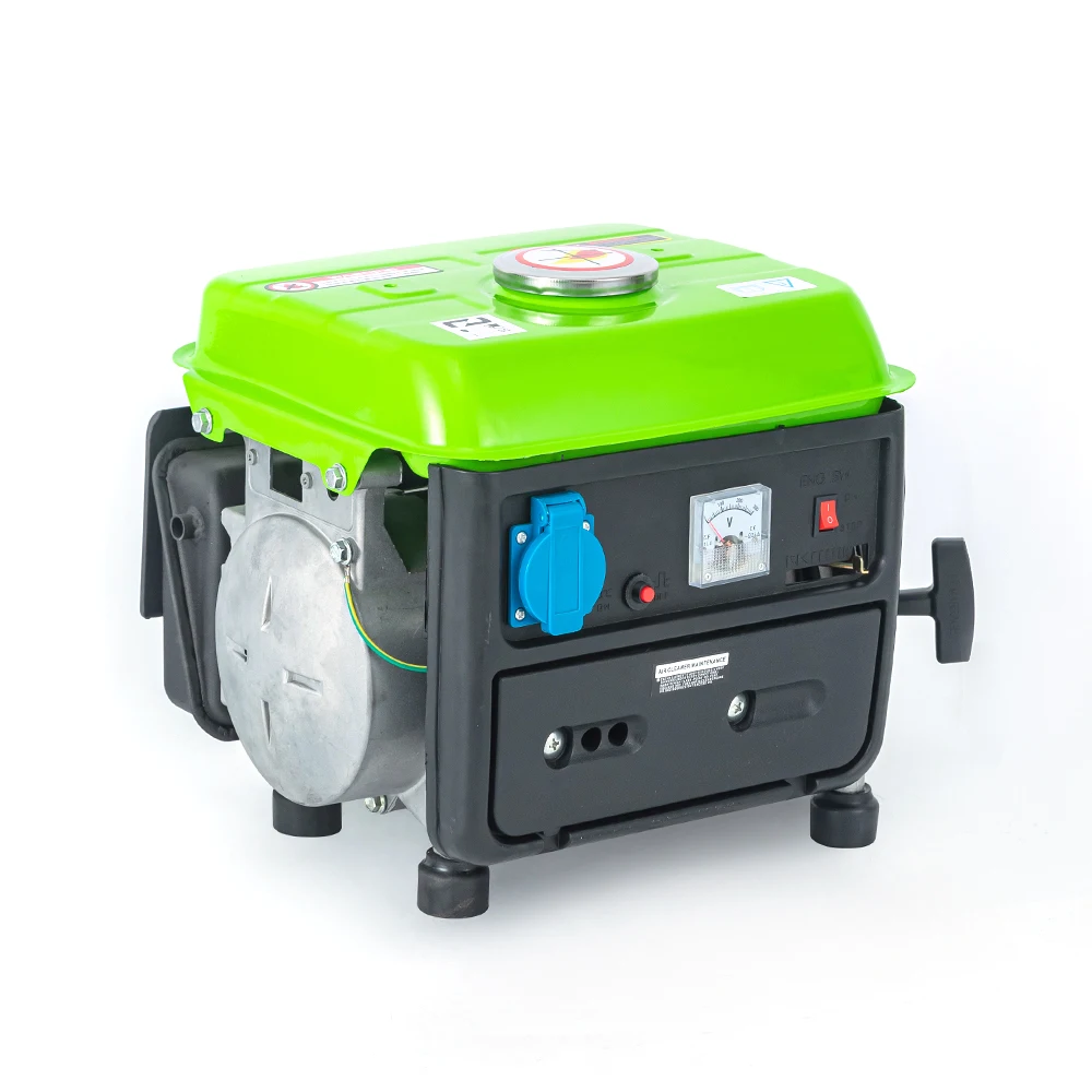 High quality recoil start 2-stroke portable 0.8kw gasoline generator