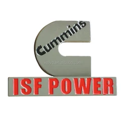 Custom ABS Plastic Material Decorative Car Logo Signs With Painting Letters Car Accessories