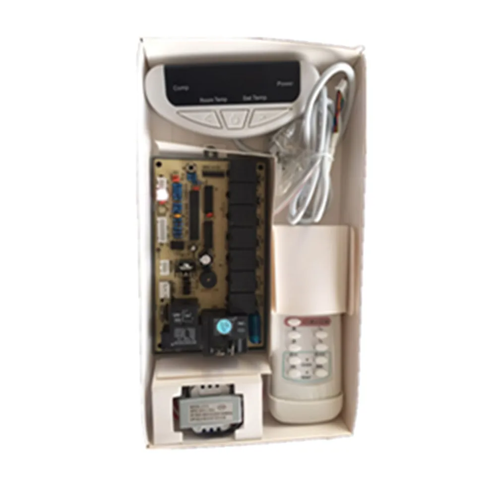 factory sell  air conditioner pcb board control system with big remote kt 1000 auto start double sensor DC pcb