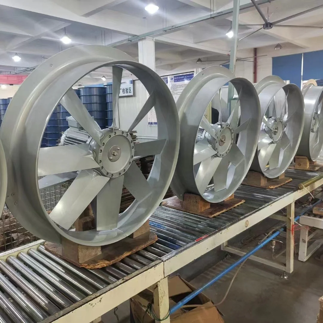 wall mounted 800mm axial fan for drying chamber