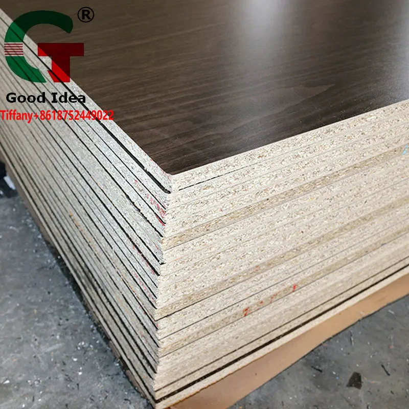 
Good quality Indoor used 1220*2440*18mm MELAMINE PARTICLE BOARD CHIPBOARD 