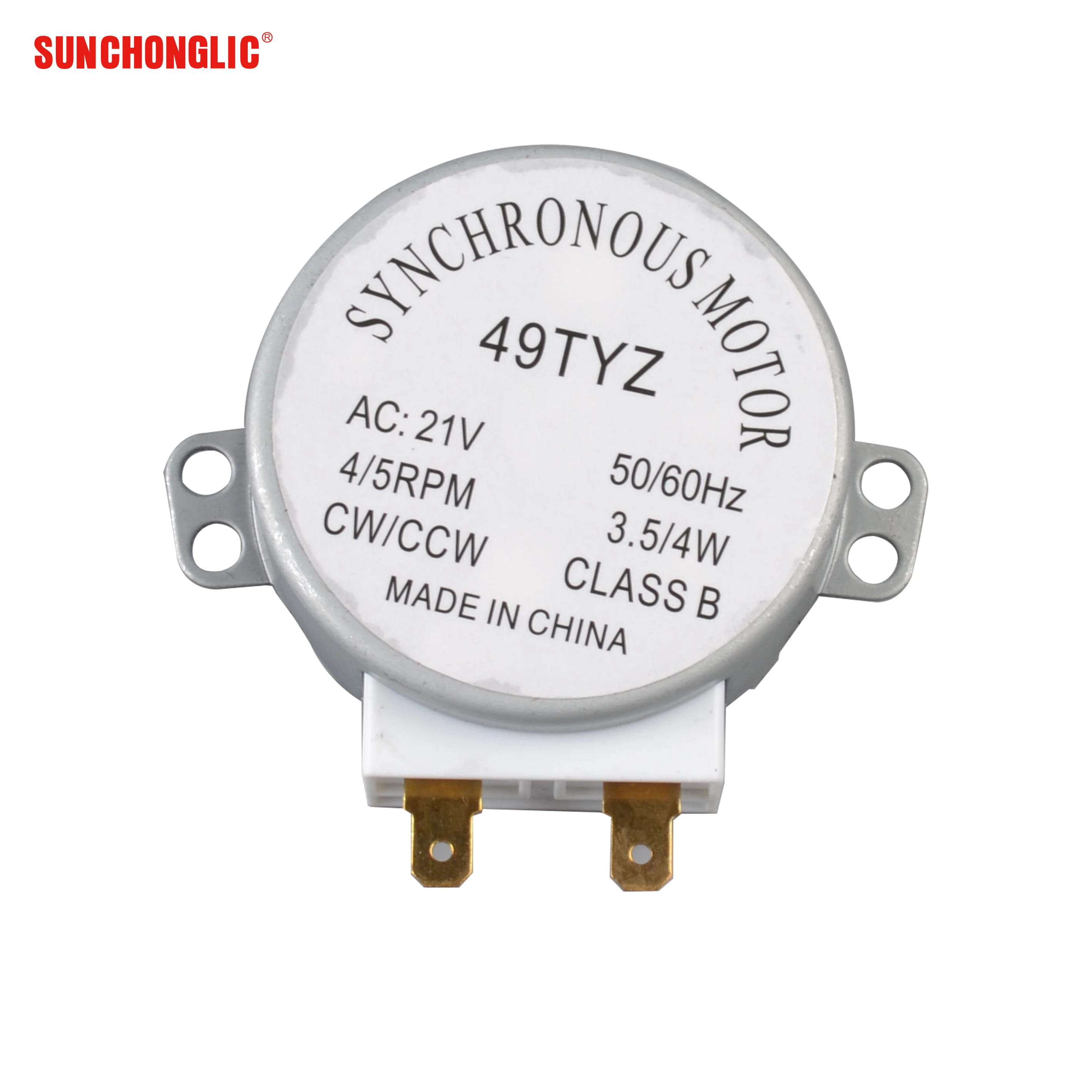 Sunchonglic Manufacturers Microwave Oven Synchronous Motor Generator 21v Synchronous Motors of Microwave Oven Motor
