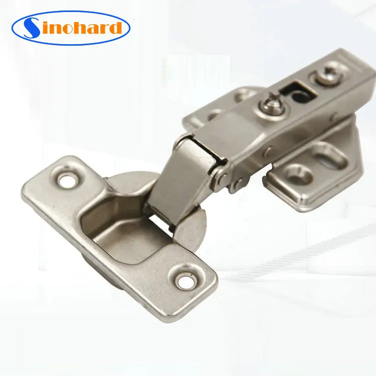 SINOHARD Cabinet Hydraulic Adjustable Mounting Concealed Hinges Soft Closing Nickel-Plated Steel Hinge