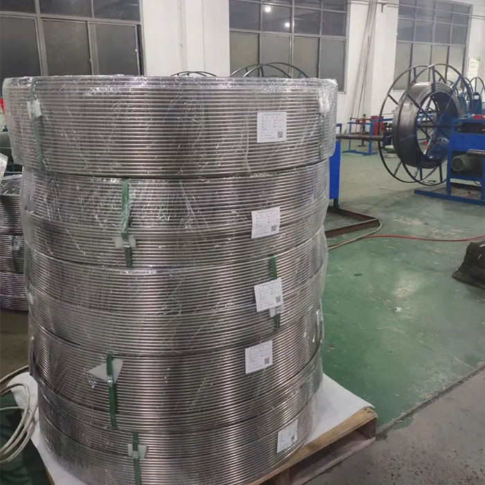 OD 12.7mm 6.35mm titanium seamless coil tube for condenser