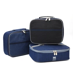 Keep Warm Ice Cooler Clear Lunch Cooler Bag Aluminum Foil Insulation Canvas bag