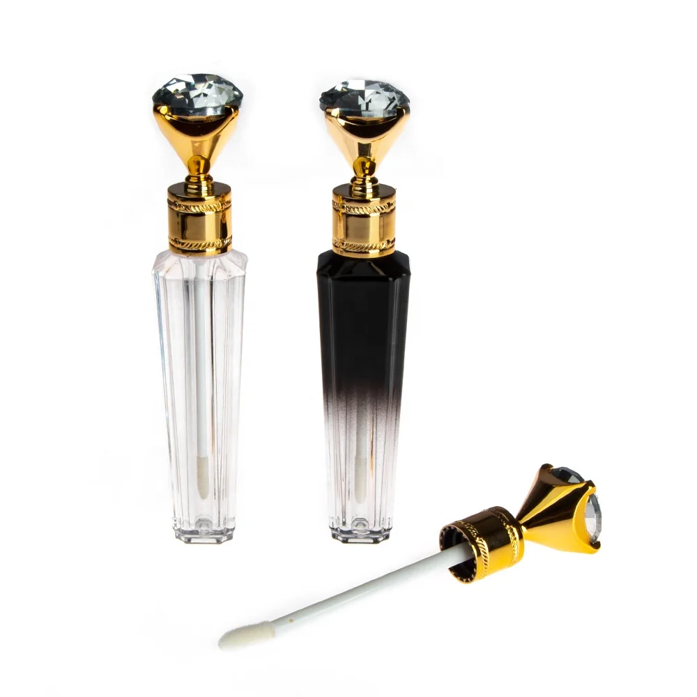 Wholesale Transparent Empty Plastic Lipgloss Tube Packaging