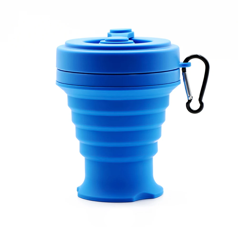 Wholesale cheap foldable silicone sports drink water bottle designed grm botella de agua collapsible water bottle