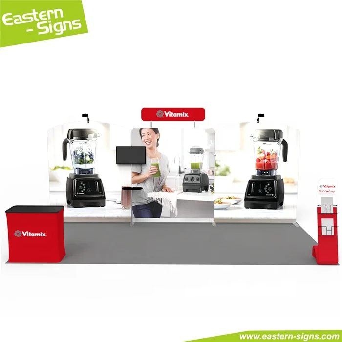 Легко устанавливаемая Складная Алюминиевая ткань 3x6 для проведения мероприятий, торговых выставок, модульная портативная витрина