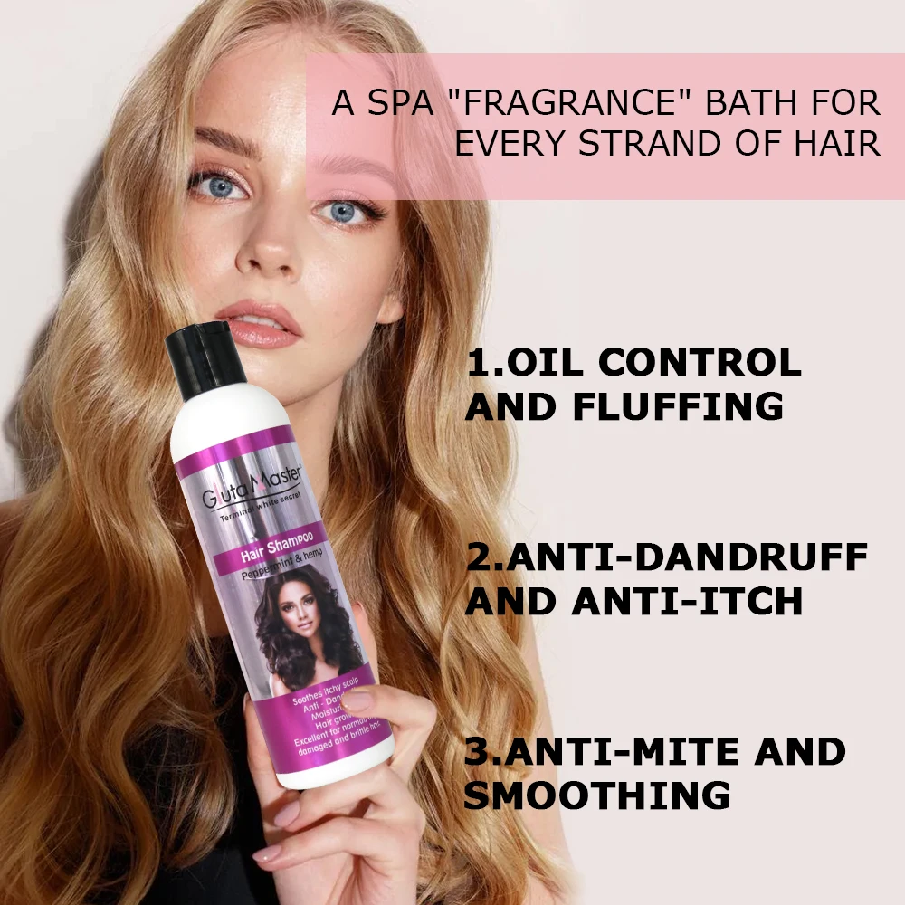 Organic Natural Anti Hair Loss Shampoo Growth Hair Products Private Label