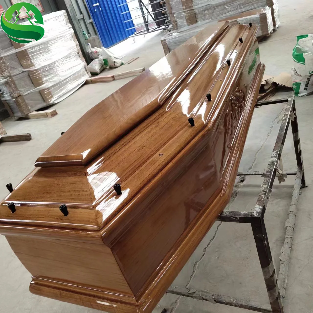 Cheap coffins funeral supplies casket wood cofin funeral coffin for sale