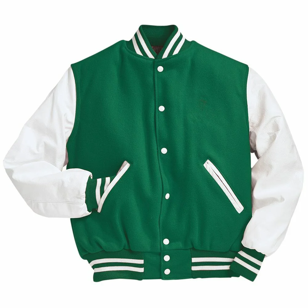 2022 Wholesale Custom Designs Long Sleeve Baseball Jacket Men Plain Blank Letterman Jackets