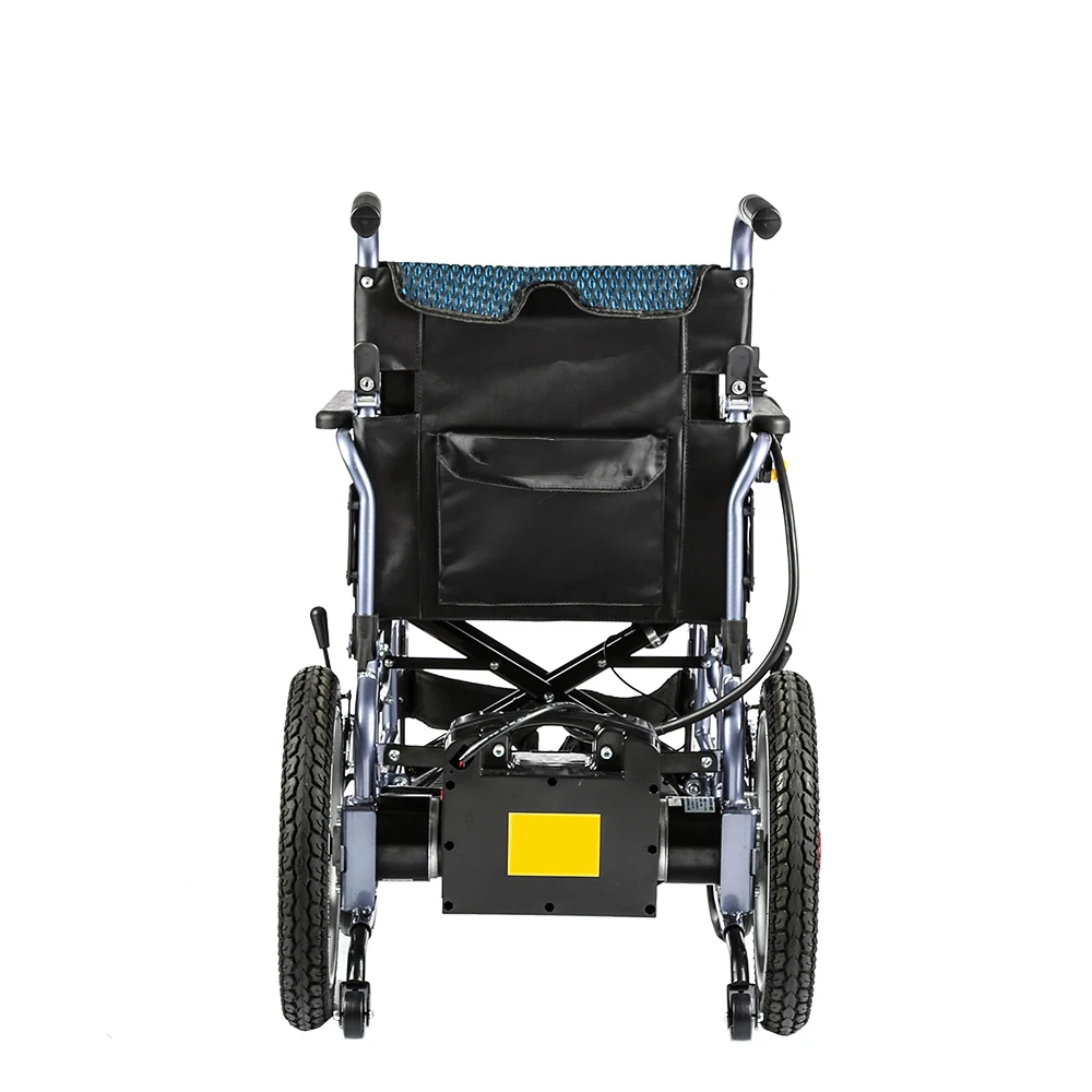 Cheap Folding Portable Handicapped Power Electric Aluminum alloy Wheelchair with Flip-up Armrest for Adult Disabled