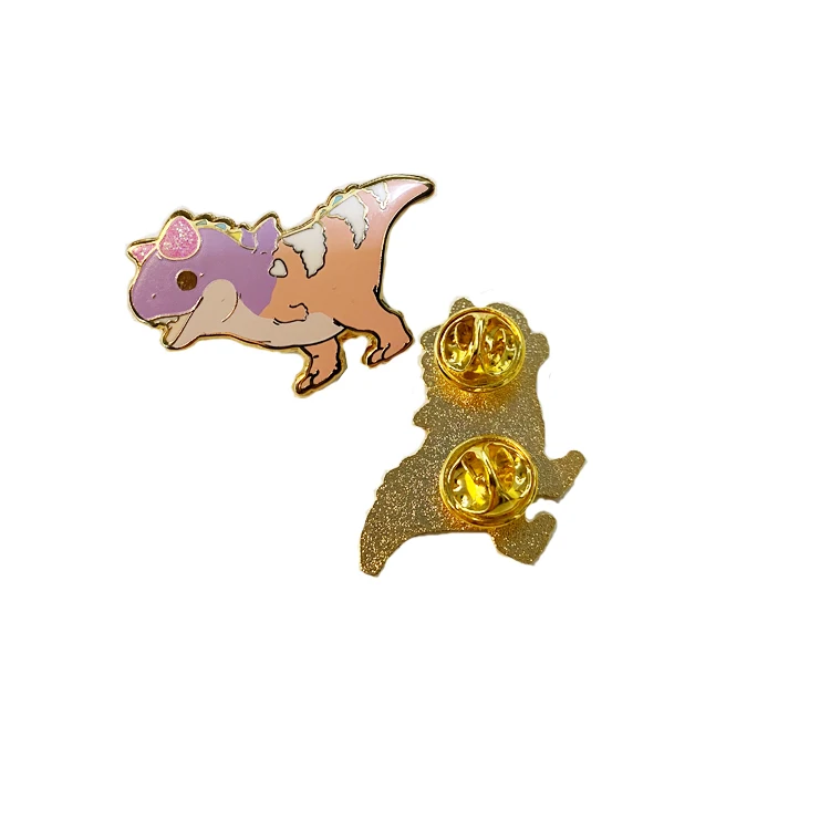 New arrivals  customized Personalized animal hard enamel lapel pin logo custom button clutch badge maker