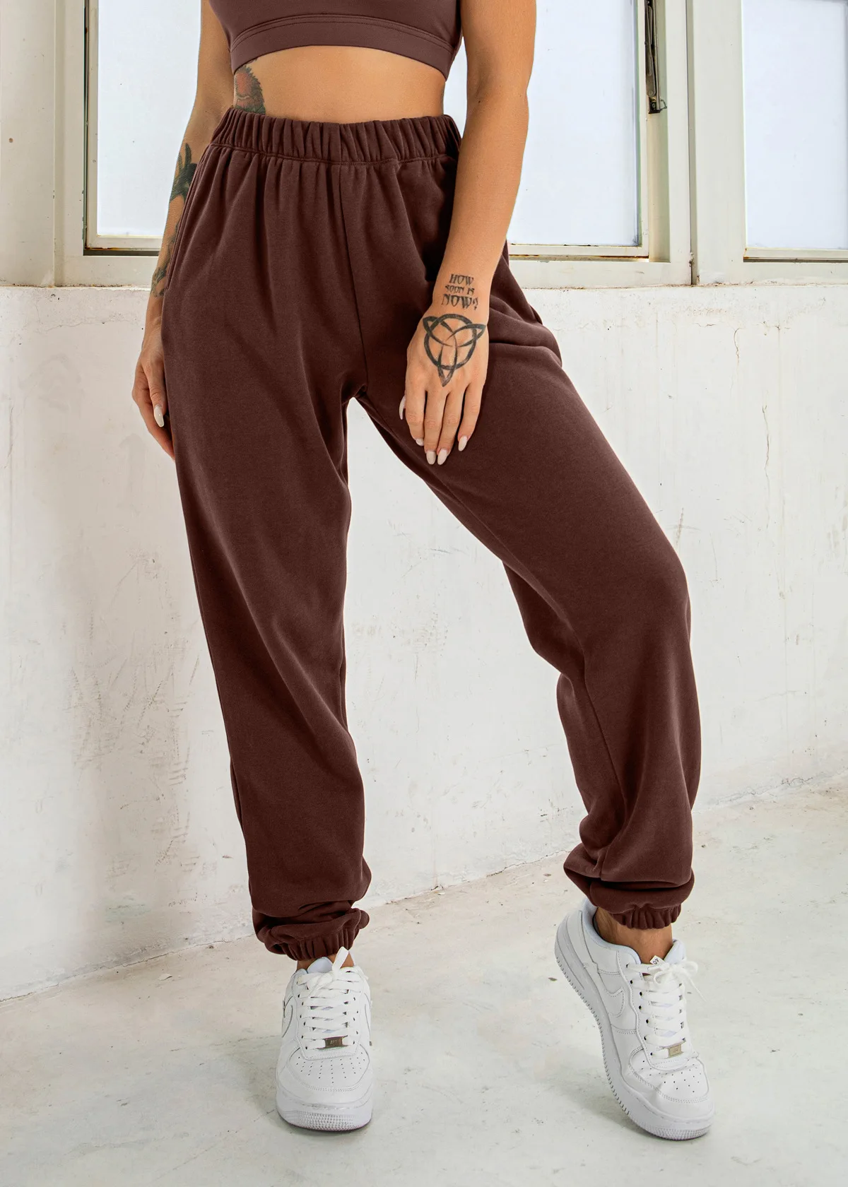 women jogger set 2021 crop hoodie 3 pieces fall clothing fashion two piece outfit women jogger cropped sweatshirt hoodie sets