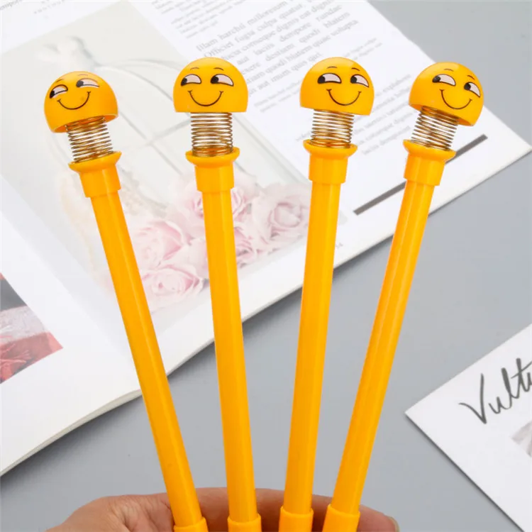 2020 Attractive style promotion gift creative fluent writing shaking head doll neutral pen