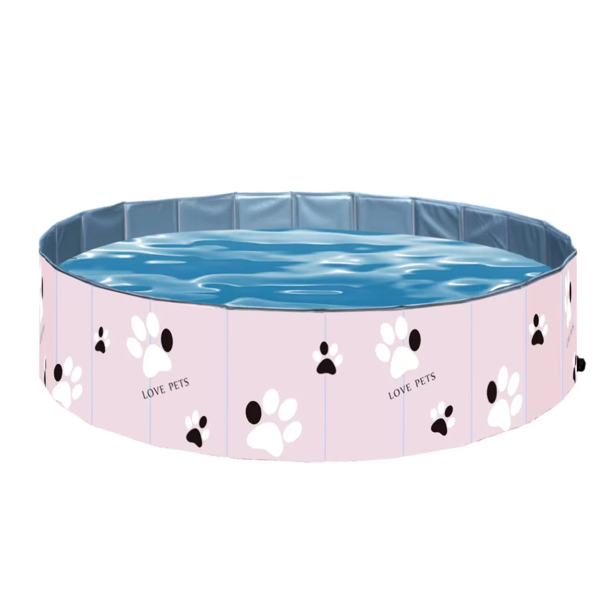 A01 Pet pool PVC foldable ice bath tub cold plunge cat dog inflatable pool accessories 80--120 cm  pink/blue Dog Swimming Pool