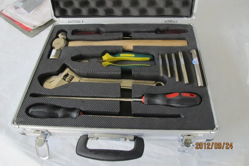 
Factory Hebei SIKAI Non-sparking tool sets -12pcs Aluminum bronze alloy 