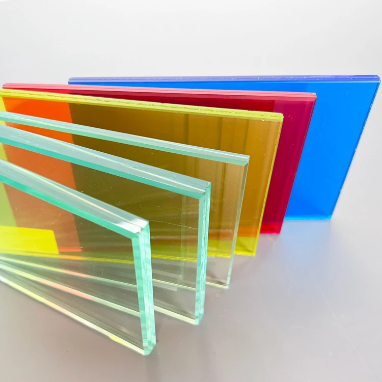 Direct manufacturer pvb layer edging punching tempered laminated glass