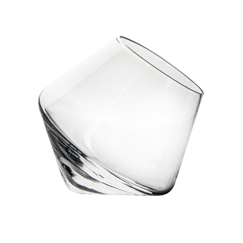 Wholesale Vertical Stripe Clear Crystal Glass Shot Glasses Brandy and Beer Cup Party-Perfect Whiskey Mug for Home Use