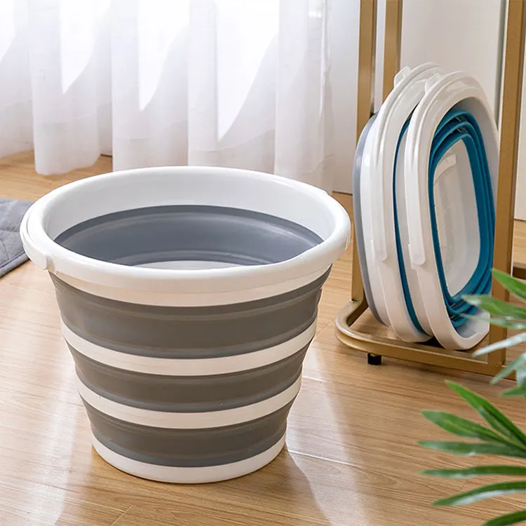 Promotional Cute Plastic Flexible Foldable Foot Soaking Buckets