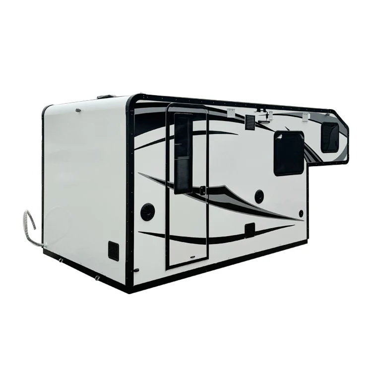 New Design Pickup Truck Camper With Shower Composite Truck Camper