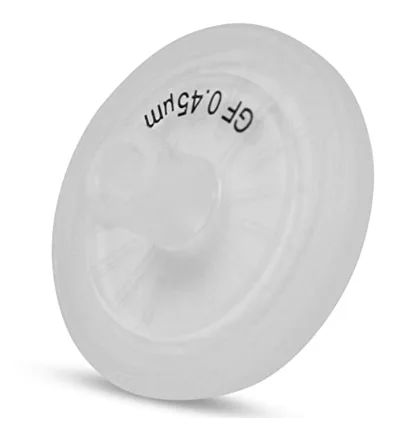 Syringe Filters PTFE Membrane  Hydrophilic Filtration, 0.22um Pore Size, 25mm Membrane Diameter
