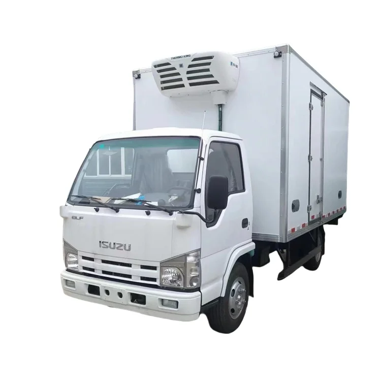 Good value ISUZU 4M refrigerator trucks freezer vehicle refrigerated van chill car cold box truck  furgoneta frigorific
