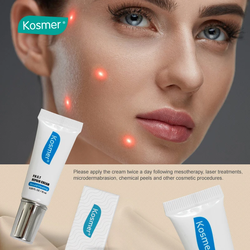 Kosmer wound healing microneedling/microblading skin repair cream