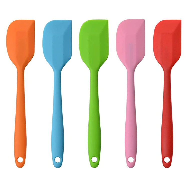 kitchen utensils heat resistant silicone wok spatula set baking small