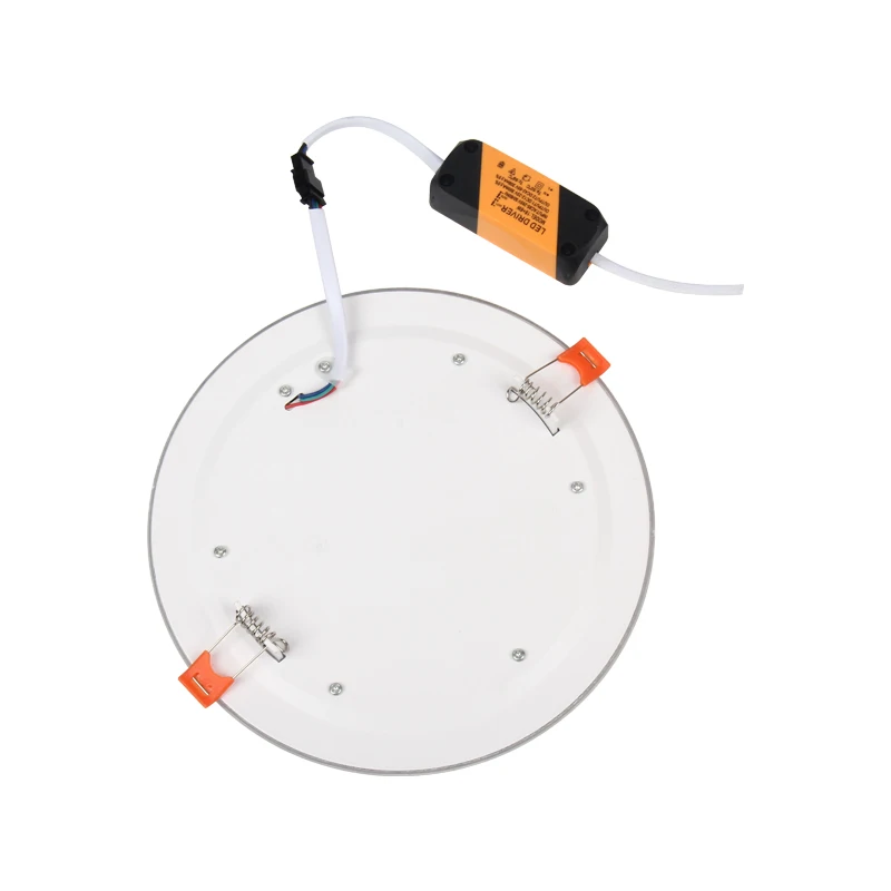 China Zhongshan Factory 3+3w 6+3w 12+4w 18+6w Double Color Tricolor RGB Recessed Round Square RGB Led Panel Light