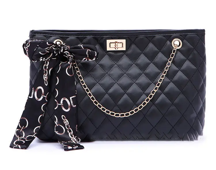 Hot sale Crossbody Bags China Wholesale Women Luxury Silk Scarf Chain Handbags For women