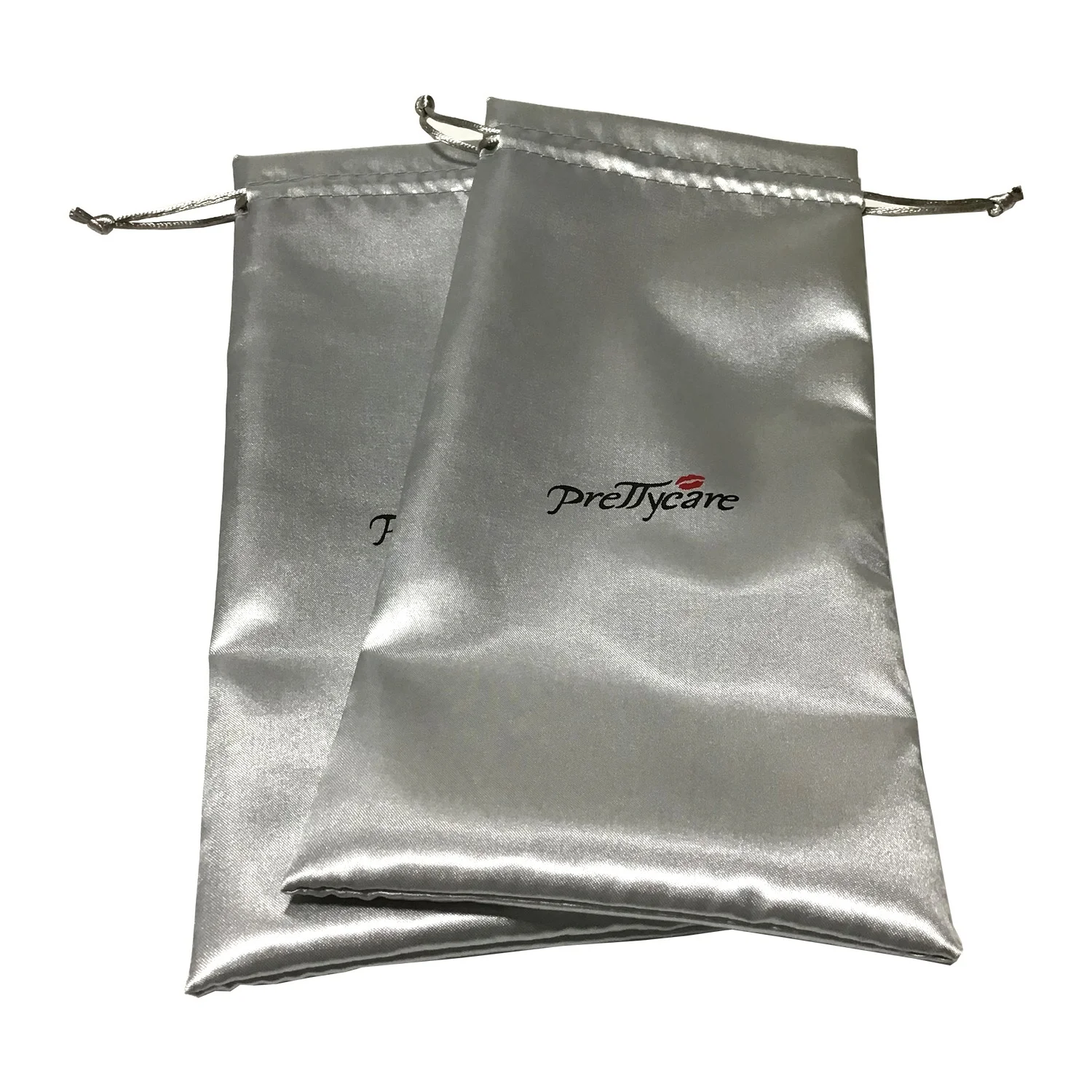 
Newest Luxury design Custom logo printed small satin lining jewelry cosmetic packaging bag drawstring velvet pouches with tassel 