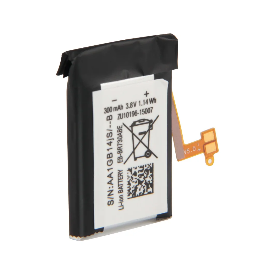 Battery For Samsung Gear S2 3G Version R730 SM-R600 SM-R730S SM-R730A SM-R735t SM-R730T EB-BR730ABE 300mAh