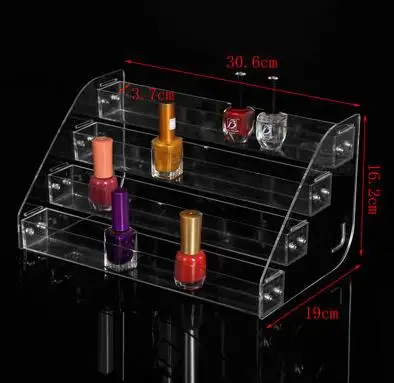 Disassemble multi layers acrylic lipstick nail polish perfume display rack holder stand