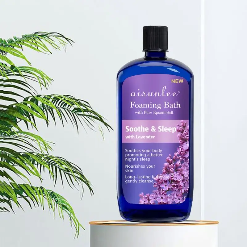 Профессиональный салон Органическая спа жидкая пузырьковая фирменная марка 100 мл пенообразовательная Ванна чистая соль эпсома Лаванда гель для душа