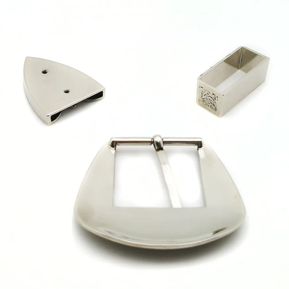 3 pcs Zinc Alloy Wholesale Men Western Cowboy Belt Buckle 39mm Custom Metal Buckle For Belt