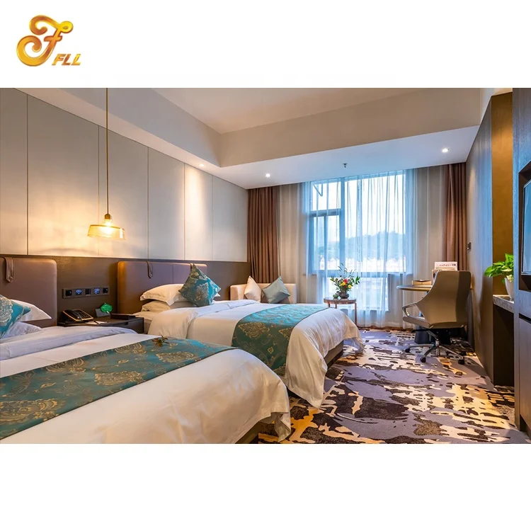 5 star Jiangshan International Holiday Hotel king modern style bedroom furniture full sets