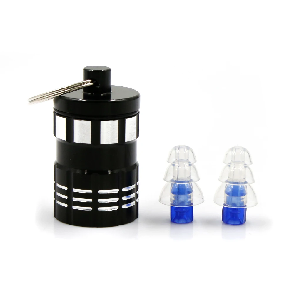 Hearing Protection Silicone Fidelity Earplugs for Concerts Musicians with Filter Live Show Ear Plugs