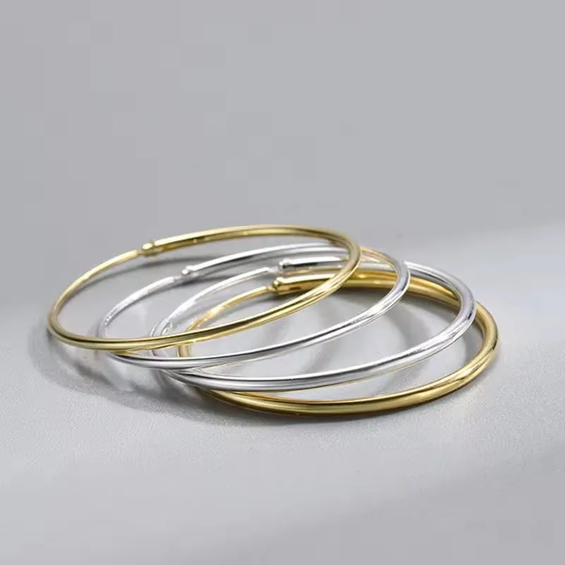 GP hoop earrings 925 sterling silver round fashion jewelry large hoop earrings different sizes for women ear ring wholesale